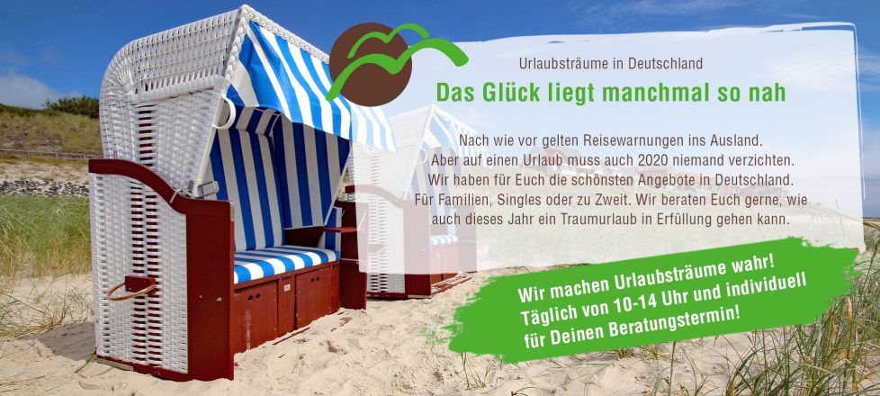 Urlaub 2020? Wir kümmern uns um Deinen Reisetraum – auch in diesem Jahr! Urlaub 2020? Wir kümmern uns um Deinen Reisetraum – auch in diesem Jahr!