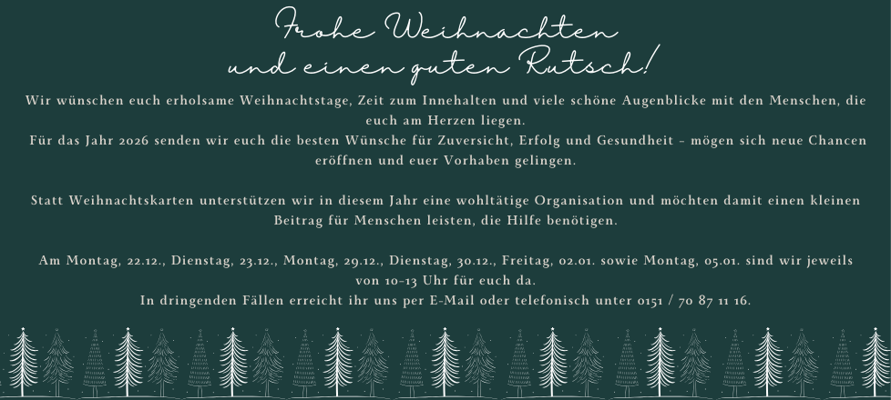 Weihnachtsgrüße 2025