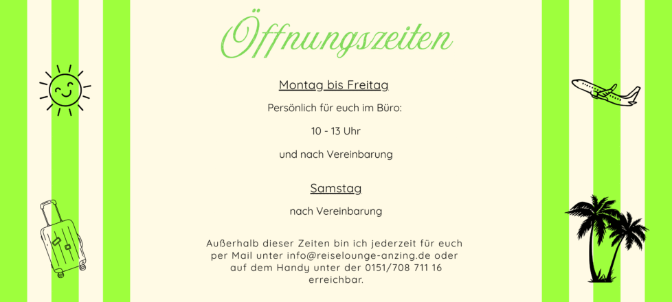 Öffnungszeiten 2026